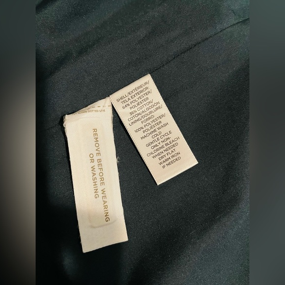 LOFT Tweed Fringe Blue Skirt - Picture 8 of 8